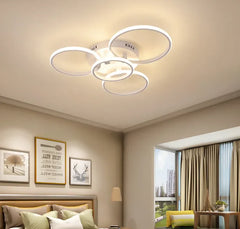 Plafón LED Techo Salón de Diseño Circular y Minimalista