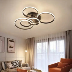 Plafón LED Techo Salón de Diseño Circular y Minimalista
