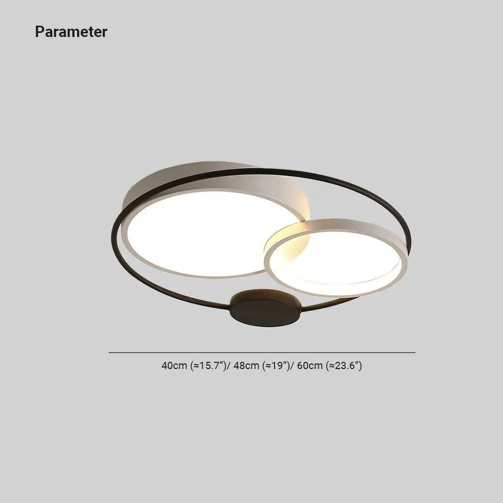 Multi-Circle Modern Minimalist Ceiling Light