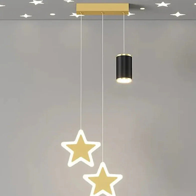 Multi-Head Star Design Modern Pendant Light