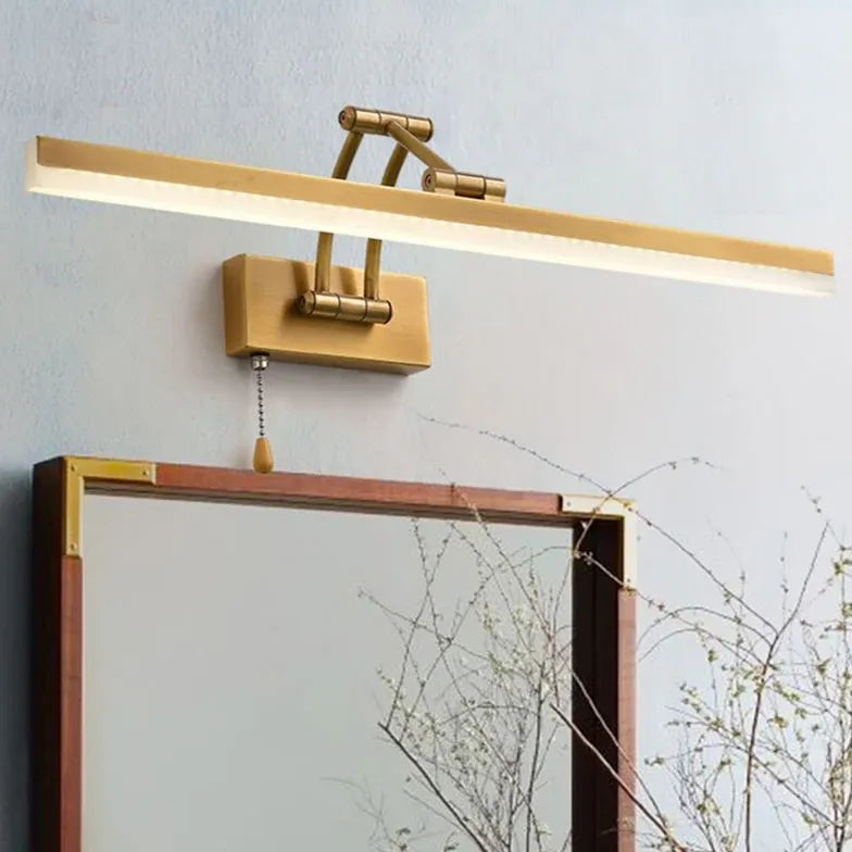 Aplique de pared para baño con cordón 