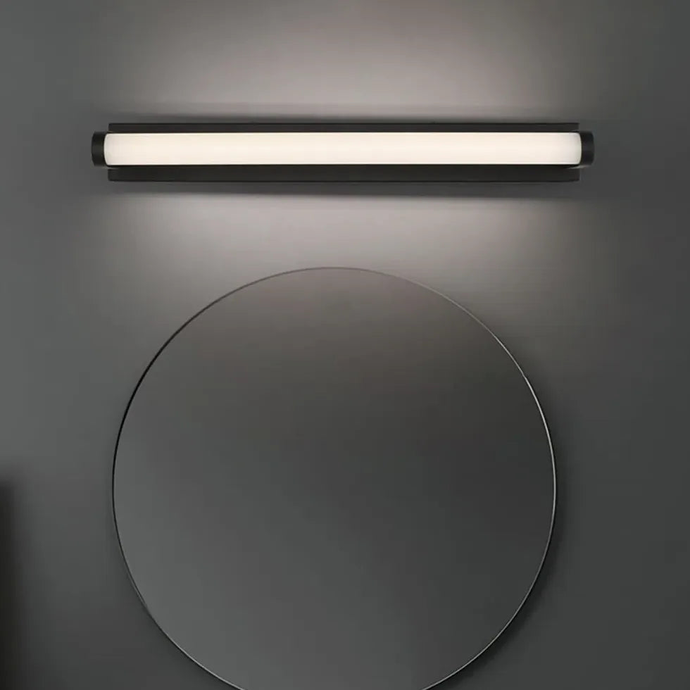 Apliques de pared para baño con LED de color negro 