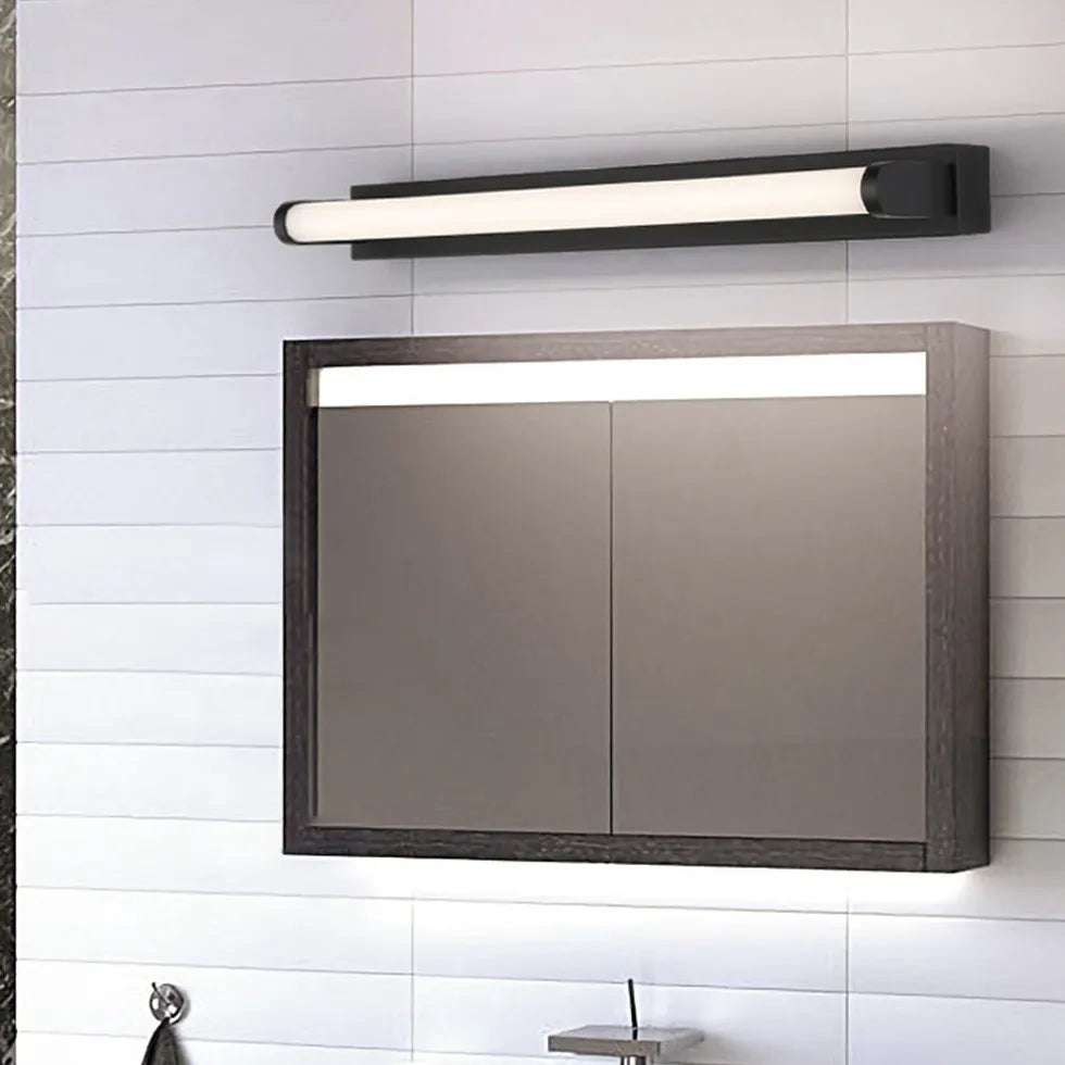 Apliques de pared para baño con LED de color negro 