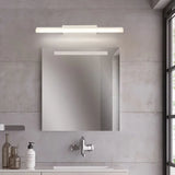 Led Minimalist White Bathroom Mirror Lights