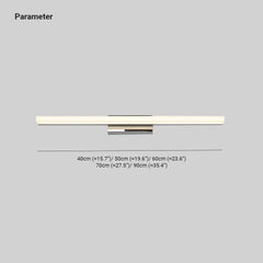 Aplique de luz para espejo de baño diseño LED minimalista