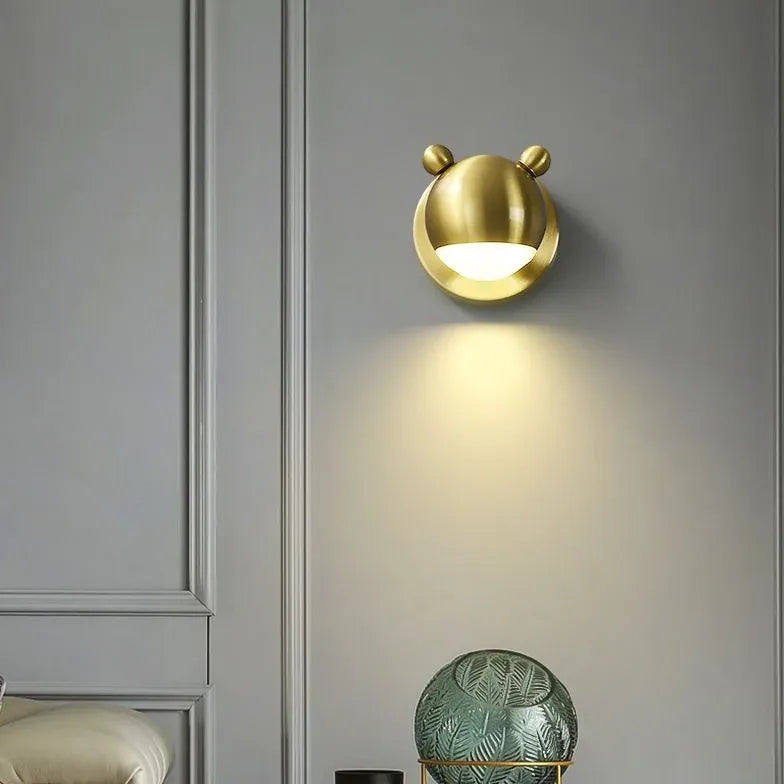 Modern Bear Mirror Front Bathroom Wall Lights