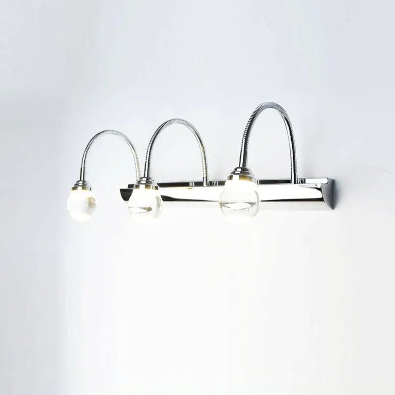 Silver Spring Pipe Bathroom Wall Lights