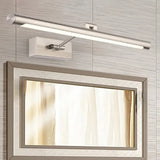 Nickel Linear Led Bathroom Mirror Lights