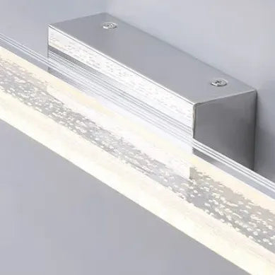 Silver Long Strip Bathroom Mirror Lights