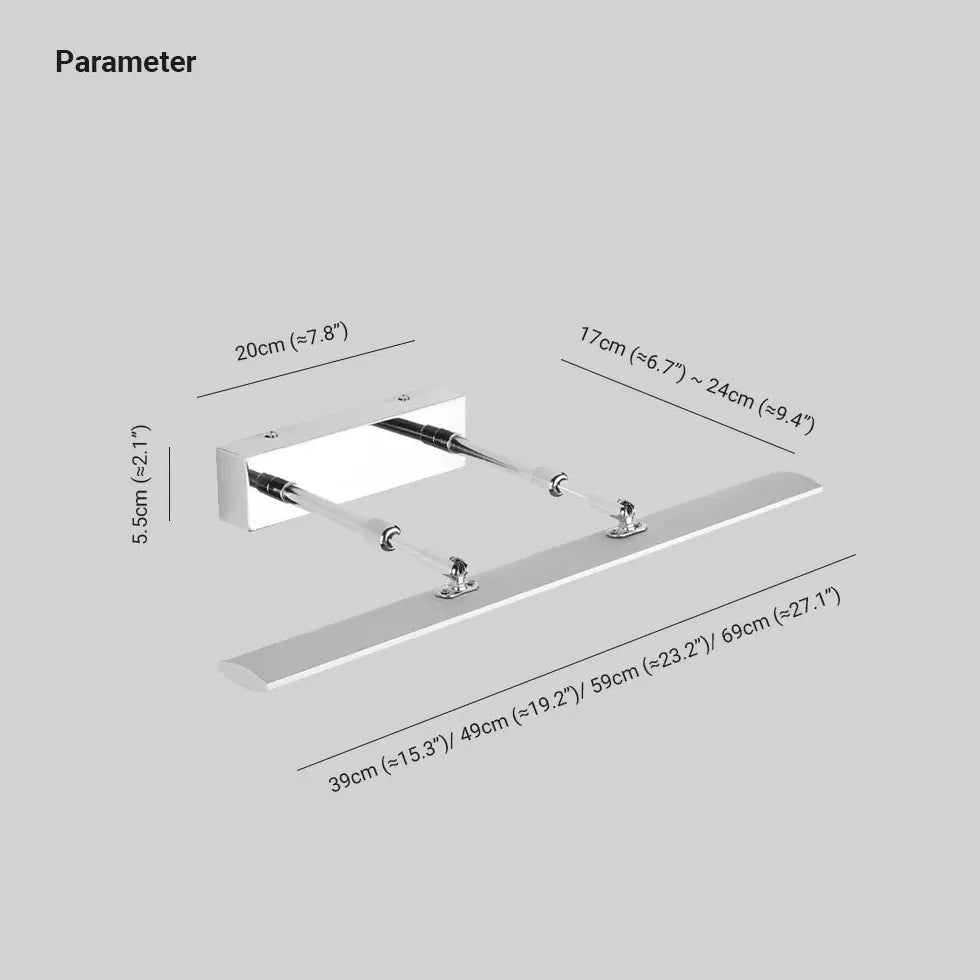 Straight Line Rectangular Led Mirror Lights