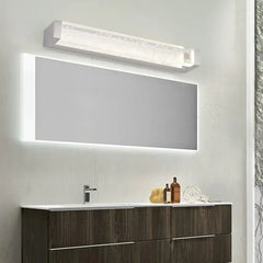 Apliques de luz para baños con cristal moderno