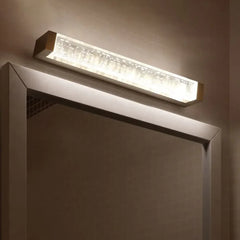 Apliques de luz para baños con cristal moderno