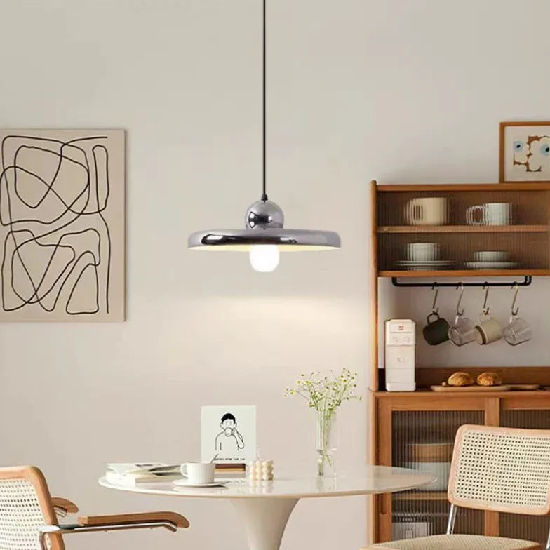 Lampara techo beige estilo nórdico para comedor