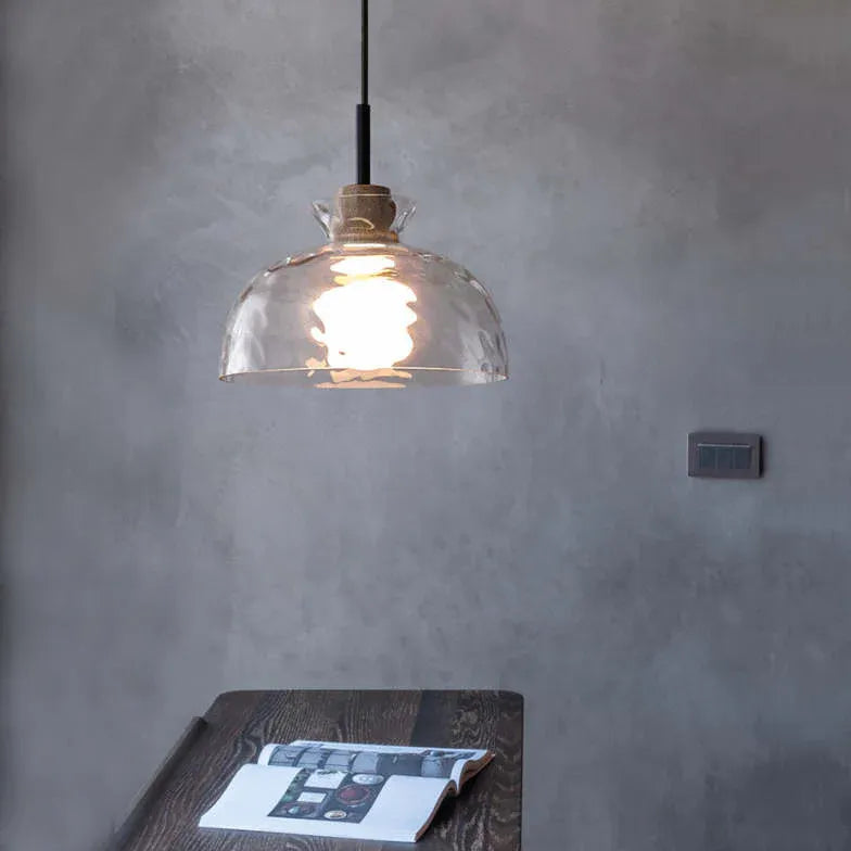 Levy Minimalist Geometric Glass Pendant Light