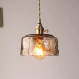 Bell Shape Glass Industrial Pendant Light