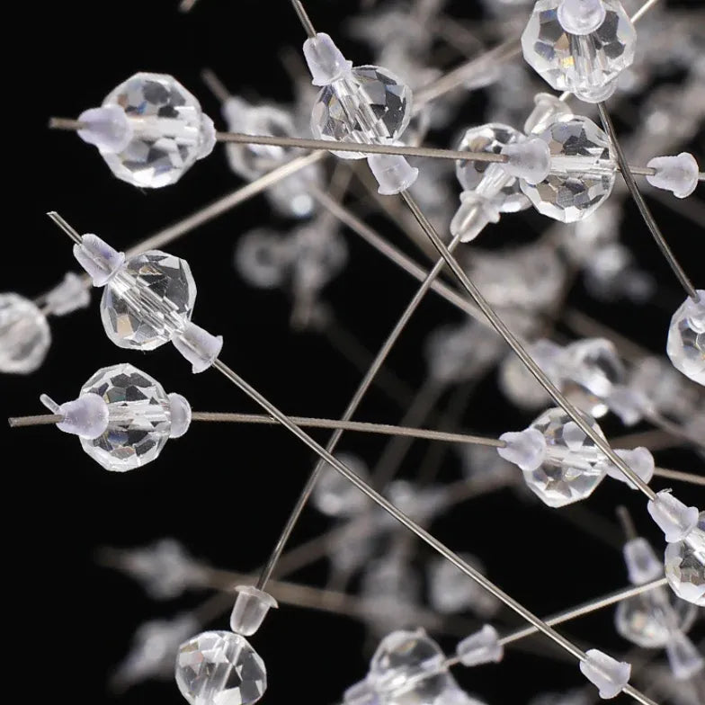 Star Branches Crystal Gold Chandelier