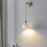 Vintage Ceramic Pendant Gold Wall Lights