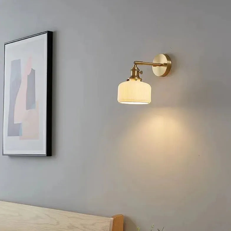 Ceramic Wall Lights Adjustable Indoor