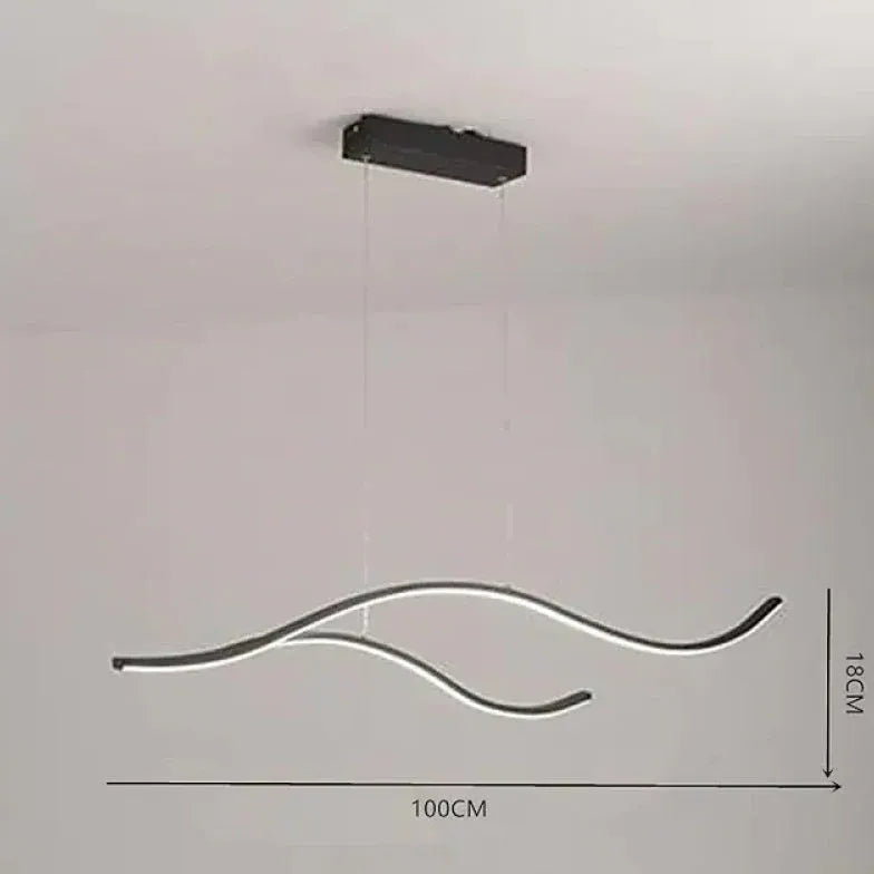 Lámparas colgantes para islas de cocina modernas y minimalistas