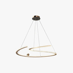 Lamparas led colgantes modernas diseño circular para salón