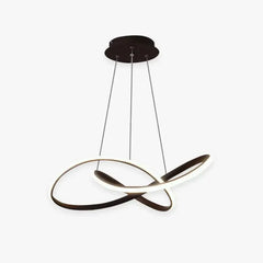 Lampara colgante anillos led diseño moderno y minimalista