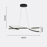 Lamparas colgantes led modernas diseño minimalista para comedor