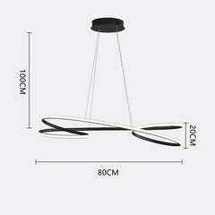 Lamparas colgantes led modernas diseño minimalista para comedor