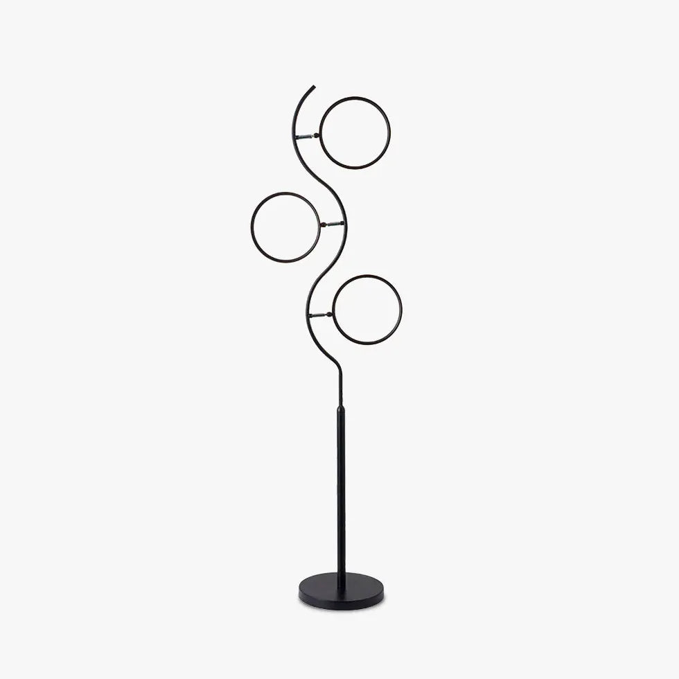 Multi-Ring Minimalist Adjustable Floor Lamp