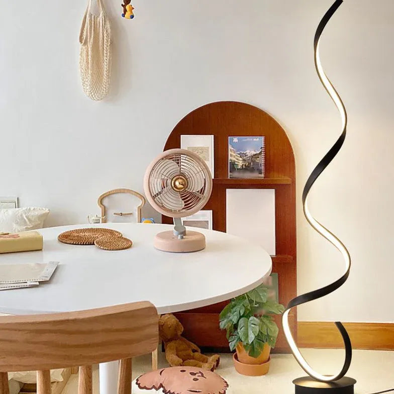 Spiral Modern Art Style Floor Lamp