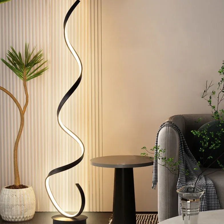 Spiral Modern Art Style Floor Lamp