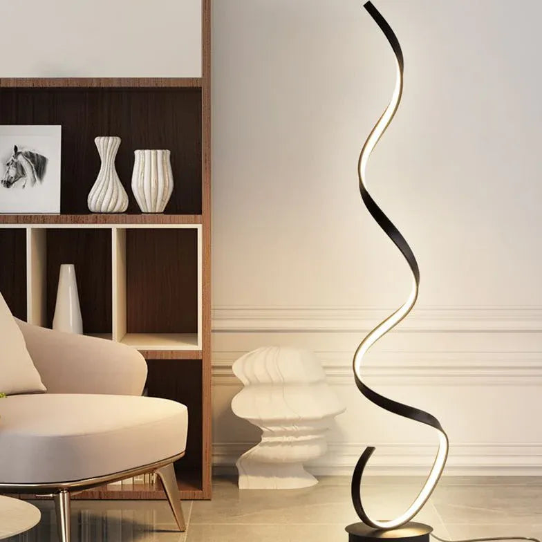 Spiral Modern Art Style Floor Lamp