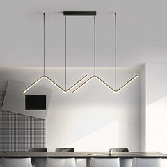 Lamparas led colgantes para comedor diseño creativo de líneas