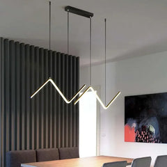 Lamparas led colgantes para comedor diseño creativo de líneas