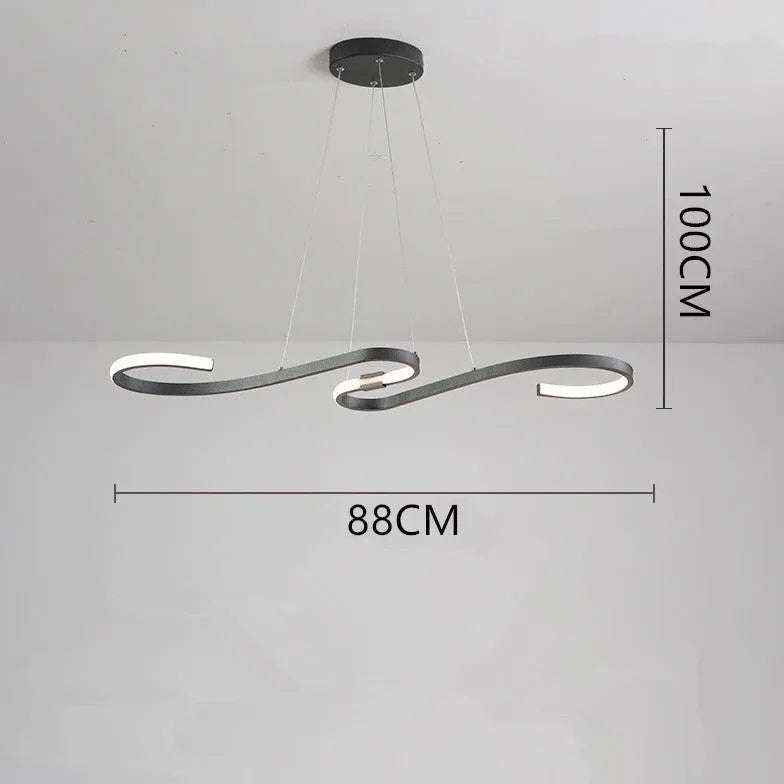 Lámparas para encima de una isla de cocina modernas y minimalistas