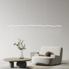 Lampara colgante lineal led diseño moderno y creativo