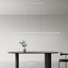 Lampara colgante lineal led diseño moderno y creativo