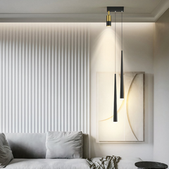 Lámpara colgante moderna y lujosa LED altura regulable para salón