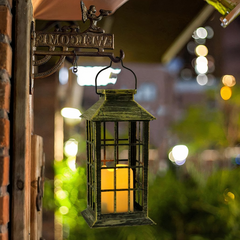 Farol Solar LED de Exterior Retro para Jardín IP65