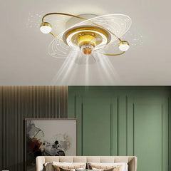 Luz de techo con ventilador para dormitorio
