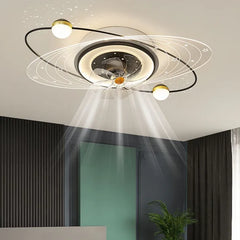 Luz de techo con ventilador para dormitorio
