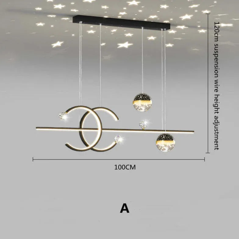 Projección Luz colgante de LED de cielo estrellado