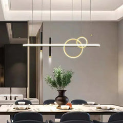 Lámpara colgante LED creativa de restaurante estilo moderno