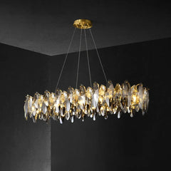 Lampara araña de cristal diseño moderno y creativo estilo lujoso