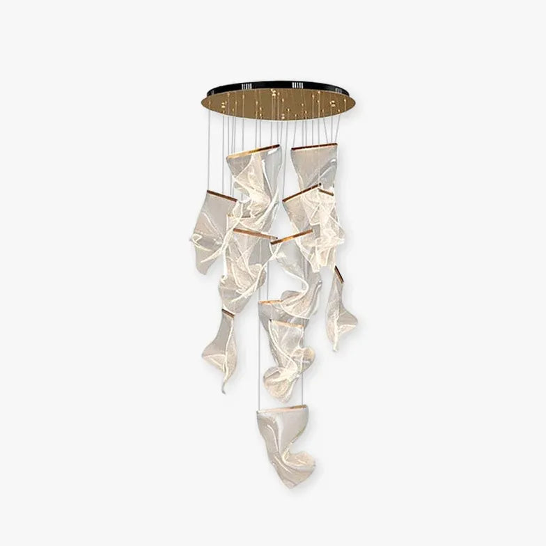 Flow Irregular Gold for Dining Room Chandelier