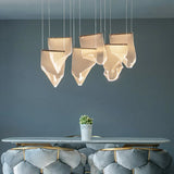 Flow Irregular Gold for Dining Room Chandelier