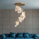 Flow Irregular Gold for Dining Room Chandelier