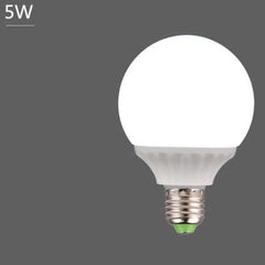 Bombilla esferica e27 luz suave para cuidar ojos