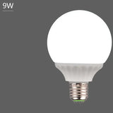 Bombilla esferica e27 luz suave para cuidar ojos
