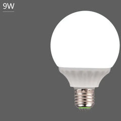 Bombilla esferica e27 luz suave para cuidar ojos