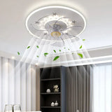 Star Decoration Modern White Ceiling Fan With Light